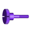 TORNILLO M2 CON CABEZA MOLETEADA - DIN 464.STL M2 BOLT WITH KNURLED HEAD - DIN 464