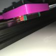 IMG_5819.JPG Free STL file Wanhao Duplicator 9 D9 Hiwin MGN Series Linear Rails MGN12H Carriage upgrade V1・3D printable design to download