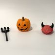 Halloween-Duck-21a.jpg Halloween Rubber Duck Devil – Devil Hat, Pitchfork & Jack-o'-Lantern | Build-a-Duck Add-On Bundle | Commercial License Included
