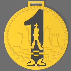 1ro.png Medalla Ajedrez / Médaille des échecs