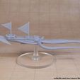 Squid-Ship-Spelljammer-Miniature-3D-Print-Side.jpg Squid Ship Miniature from Dungeons and Dragons Spelljammer