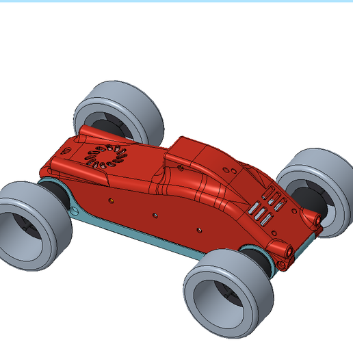 rc car drone motor - 3D model önizlemesi