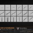 60-VDM-and-Alpha-Hair-and-Fur-Brushes-for-ZBrush-Sculpted-By-Yacine-BRINIS-Volume-01-Set-011.jpg 60 VDM and Alpha Texture Hair and Fur Brushes Volume 01