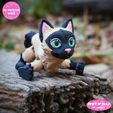 g.jpg PRINT IN PLACE CUTE SIAMESE CAT