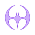 Batman_1993_Logo(Half).STL Batman 1993 Logo