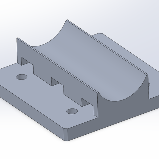 STL file Modular Conduit System Zip Tie Clamp・3D print design to