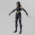 X-230017.png X-23 X-men Lowpoly Rigged