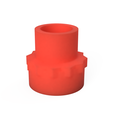 Hose-adapter-front.png 2 1/4 inch to 1  1/4 inch hose adapter