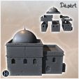 2.jpg Eastern building with floors, access stairs, roof terrace, and large dome (14) - Canyon Sandy Landscape 28mm 15mm RPG DND Nomad Desertland African Middle East