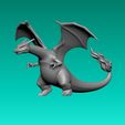 charizard-pokemon-figura-3d-lateral-mat.jpg CHARIZARD FIGURE 3D - POKEMON