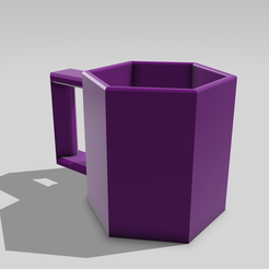 79ED7AAA-A843-4D78-AC15-858A7C54A131.png Free STL file Hexa-Mug・Object to download and to 3D print