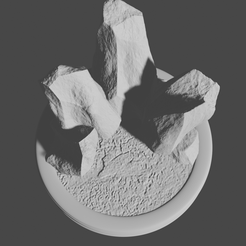 rocks.png STL file Rock Display Base・3D printer design to download, theserialscientist