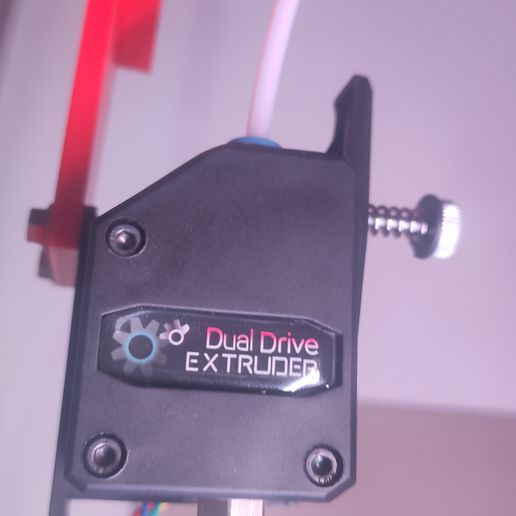 Plastic Gear for Dual Drive Extruder 3D model