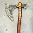 20220909_190224.jpg Leviathan Axe With multiple Pommels | Kratos Axe | With Ohm Clasper | By CC3D