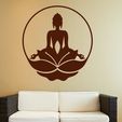 buddha3.jpg Meditating Buddha Wall Art Decor