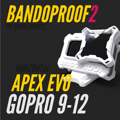 Bandproof2_1_GoPro9-12_FixM-49.png BANDOPROOF 2 // FIX MOUNT// HORIZONTAL APEX EVO // GOPRO9-12