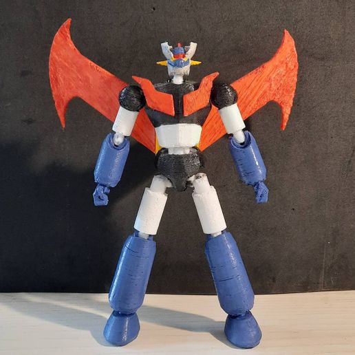 🎨 Mazinger Z Action Figure + Jet Scrander・Free 3D File for