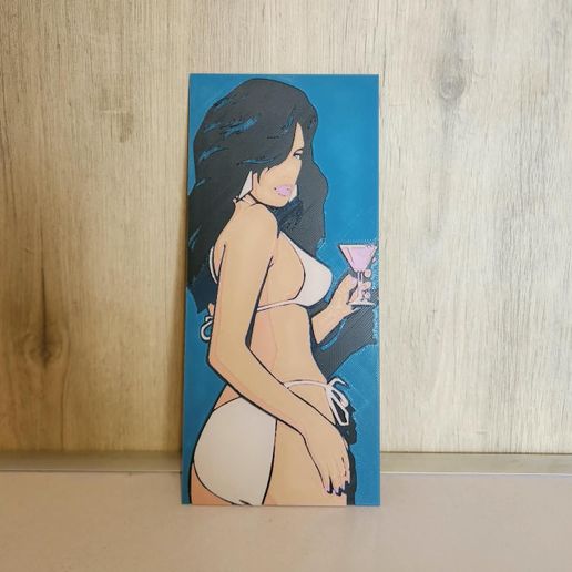 GTA Vice City Girl - HueForge
