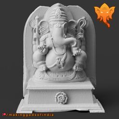 mo-047-2.jpg STL file Ganesha - God of New Beginnings, Success & Wisdom・Model to download and 3D print