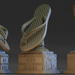 chancla.png Fichier 3D fête des mères trophée de la fête des mères・Design pour imprimante 3D à télécharger
