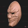 02.jpg Dallas Mask - Payday 2 Mask - Halloween Cosplay Mask 3D print model