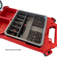 IMG-1171-fotor-20230913134440.png Impact bit holder insert for Milwaukee PACKOUT Low Profile Organizers (7 Compartment + 110 Bit)
