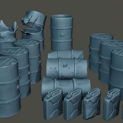ww2-German-Fuel-Drums-and-Fuel-Tanks-0000.jpg Fichier 3D Fûts et réservoirs de carburant・Plan imprimable en 3D à télécharger