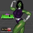 She-Hulk impressao01.jpg She-Hulk Printable Action Figure
