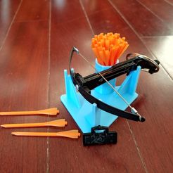 0117200825_HDR.jpg Free STL file Ultimate Toothpick Crossbow Mods・Model to download and 3D print
