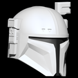 4.png Heavy Infantry Mandalorian Helmet, Wearable, Printable, .stl file. Cosplay (Updated 6-11-2020 Cut Parts Added)