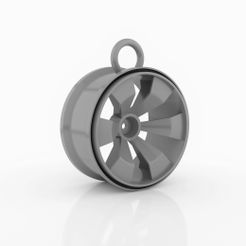 4.jpg STL file CarRim Pendant・3D print model to download