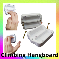 13.png Archivo 3D Tabla de escalada Campus - Hangboard - entrenador de fuerza de los dedos - Grip slats gym - agarres de escalada - archivo para impresión 3D STL Modelo 3D・Modelo imprimible en 3D para descargar