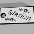 Marion.jpg Marion key ring with name
