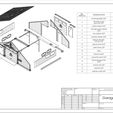 Garage-2-pents-nomenclature.jpg Fichier STL MAQUETTE GARAGE 2 PENTS SLOT RACING 1/32 AROMUR・Objet imprimable en 3D à télécharger