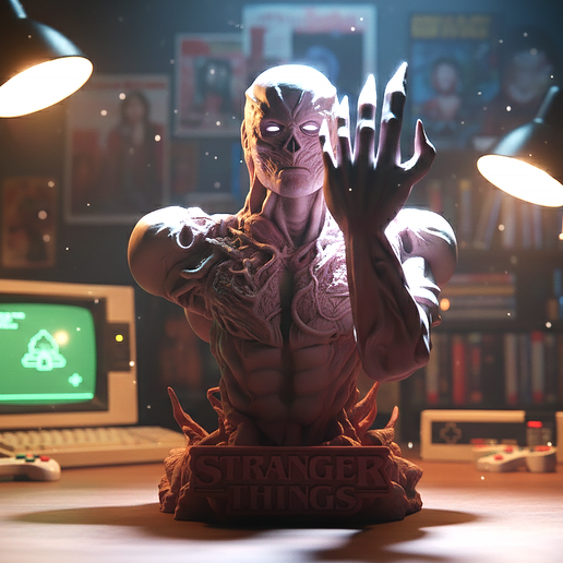 Vecna The Lich - Premium Fan Art Sculpture - Stranger Things Collectible - Ultra Realistic High-Detail Statue