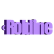roldine.stl pack of name key rings (100 names)