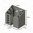 89mm Archivo 3MF soporte de pared para cargar celular・Modelo imprimible en 3D para descargar, TRESDETRES