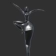 13-ZBrush-Document.jpg Ballet Dancer Fifth fantasy statue - low poly face