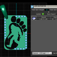 Screenshot-2025-03-04-122607.png Bigfoot Silhouette Fußabdruck Hundemarke - 18K Gold & Diamant Sasquatch Anhänger