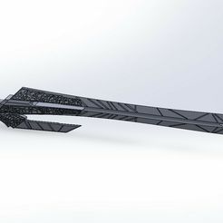 3d-model-GAMORA'S-SWORD.jpg 3D-Datei Gamoras Schwert oder GODSLAYER・3D-druckbares Modell zum herunterladen