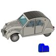 2cv-HO.jpg 3D file 2 CV scale HO・3D printable model to download