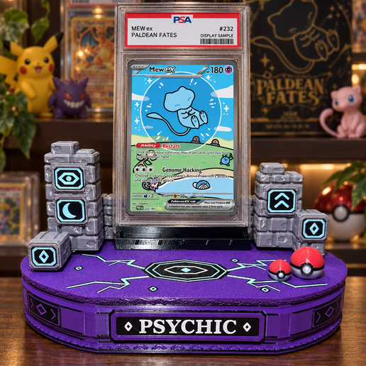 Psychic Ruins Pokémon PSA Card Display Stand | STL + 3MF