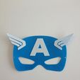 IMG_3475.JPG Captain America mask / Masque Captain America mask