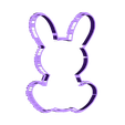 rabbit_10cm.stl Fichier STL gratuit rabbit and carrot cookie cutter・Modèle pour imprimante 3D à télécharger