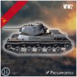 2.jpg KV-13 1942 原型中型坦克 - 苏联军队 第二次世界大战 东部前线 RPG 迷你爱好