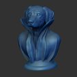 Shop3.jpg Rhodesian Ridgeback -with collar cape on pedestal