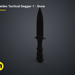 Tactical-Dagger-0.png 3D file Atreides Tactical Dagger 1 - Dune・3D printing design to download, 3D-mon