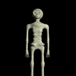 1.jpg Archivo STL Cuerpo de extraterrestre mexicano para Halloween・Plan imprimible en 3D para descargar