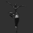 14-ZBrush-Document.jpg Ballet Dancer Fifth fantasy statue - low poly face