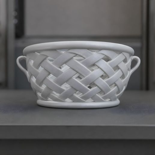Mosaic Fruit Basket 3D Print Model